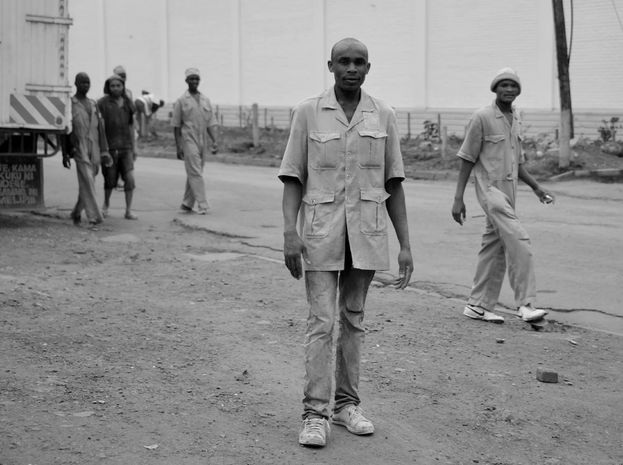 Nairobi, flour mill workers
