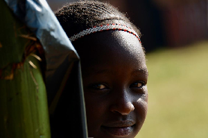 Maralal, Nord du Kenya, Samburu girl